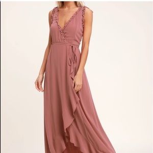 Dusty Rose Lulu’s Wrap Dress